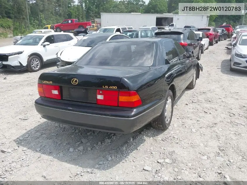 1998 Lexus Ls 400 VIN: JT8BH28F2W0120783 Lot: 42296729