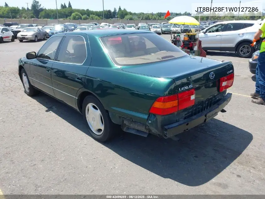 1998 Lexus Ls 400 VIN: JT8BH28F1W0127286 Lot: 42499289