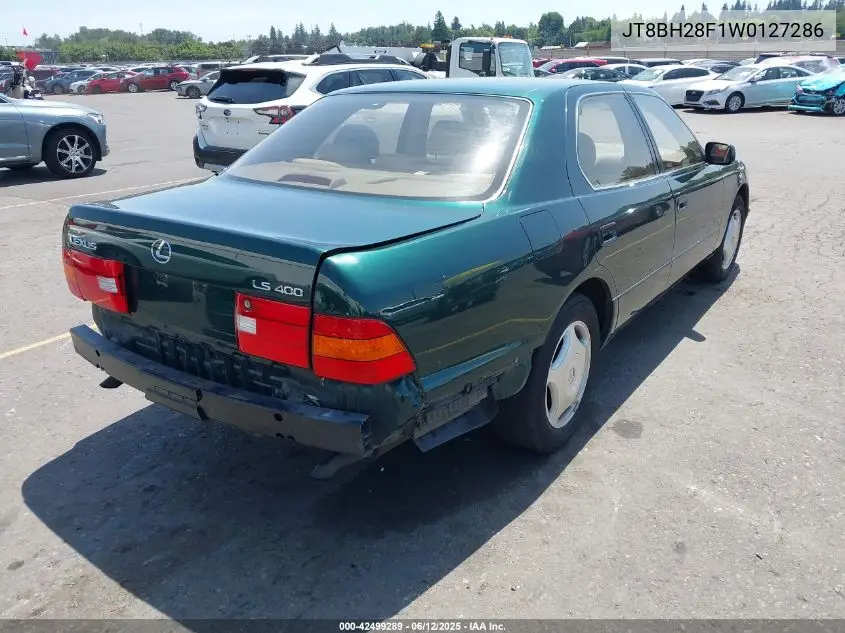 1998 Lexus Ls 400 VIN: JT8BH28F1W0127286 Lot: 42499289