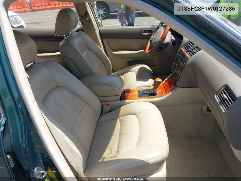1998 Lexus Ls 400 VIN: JT8BH28F1W0127286 Lot: 42499289