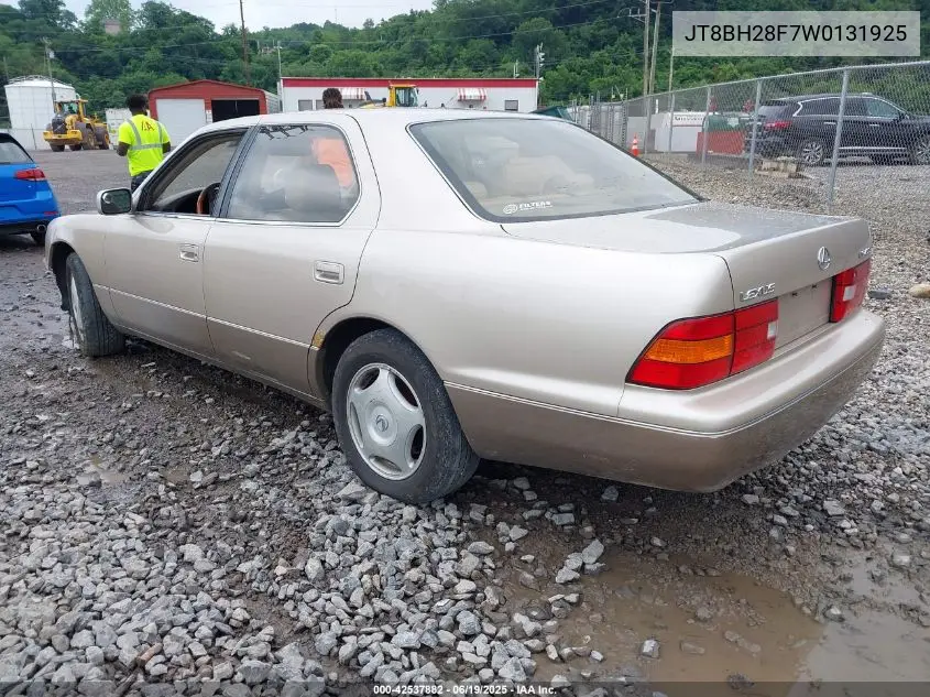 1998 Lexus Ls 400 VIN: JT8BH28F7W0131925 Lot: 42537882