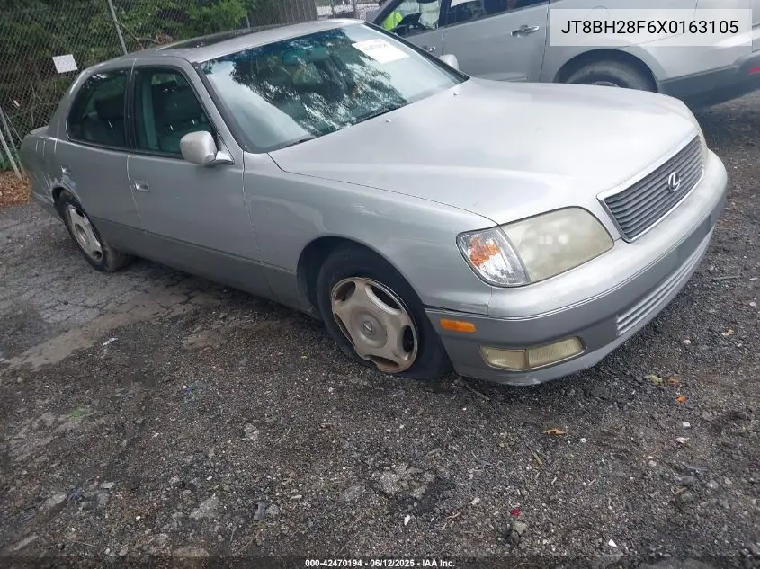 1999 Lexus Ls 400 VIN: JT8BH28F6X0163105 Lot: 42470194