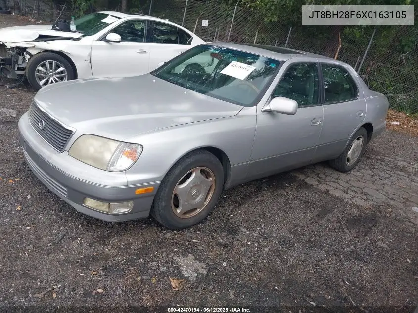 1999 Lexus Ls 400 VIN: JT8BH28F6X0163105 Lot: 42470194