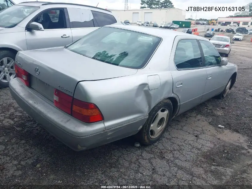 1999 Lexus Ls 400 VIN: JT8BH28F6X0163105 Lot: 42470194