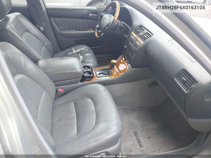 1999 Lexus Ls 400 VIN: JT8BH28F6X0163105 Lot: 42470194
