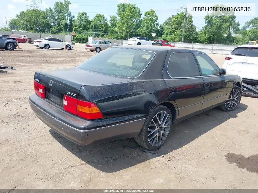 1999 Lexus Ls 400 VIN: JT8BH28F0X0165836 Lot: 42583750