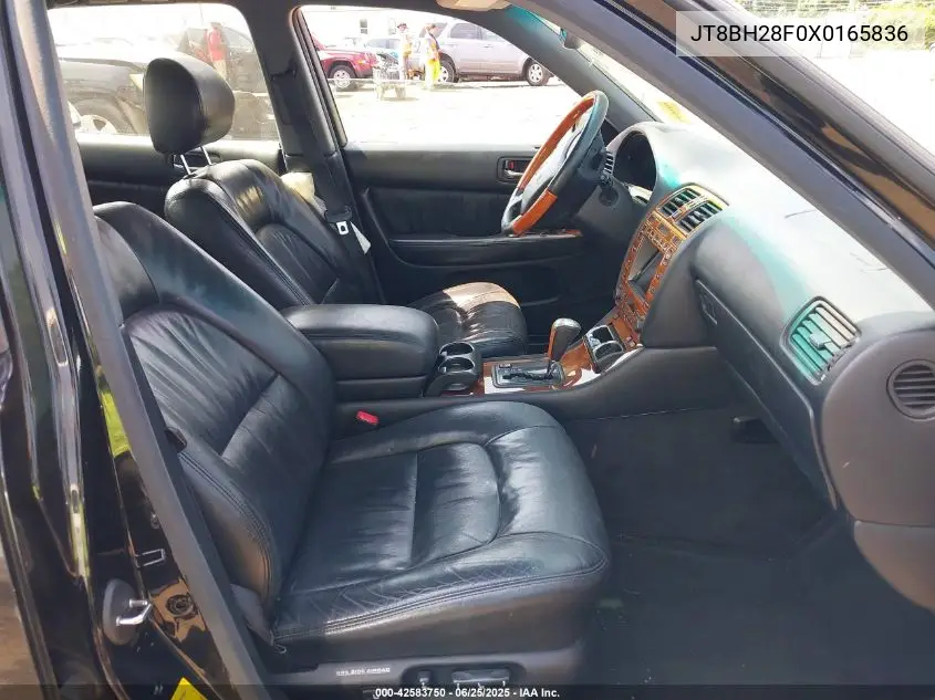 1999 Lexus Ls 400 VIN: JT8BH28F0X0165836 Lot: 42583750