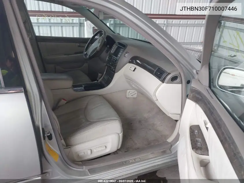 2001 Lexus Ls 430 VIN: JTHBN30F710007446 Lot: 42219047