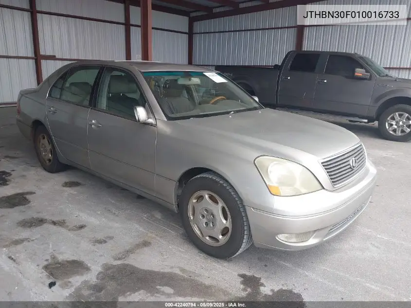 2001 Lexus Ls 430 VIN: JTHBN30F010016733 Lot: 42240794