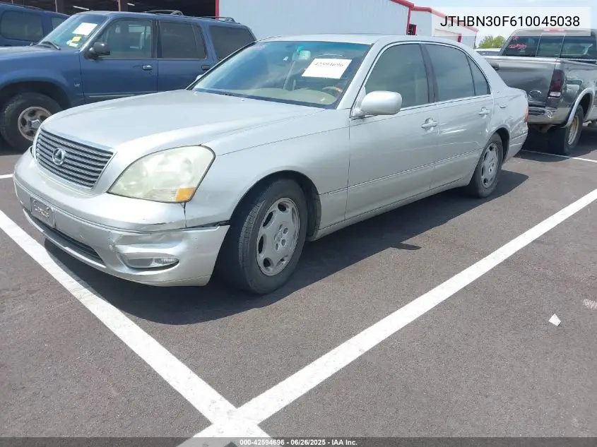 2001 Lexus Ls 430 VIN: JTHBN30F610045038 Lot: 42594696