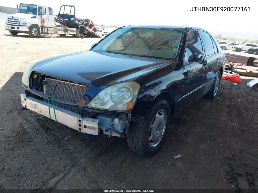 2002 Lexus Ls 430 VIN: JTHBN30F920077161 Lot: 42565200