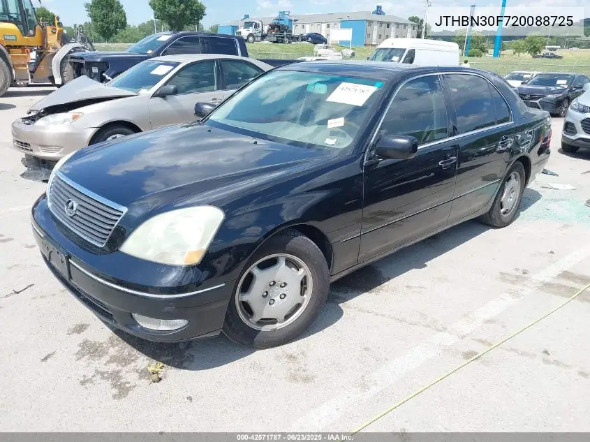 2002 Lexus Ls 430 VIN: JTHBN30F720088725 Lot: 42571787