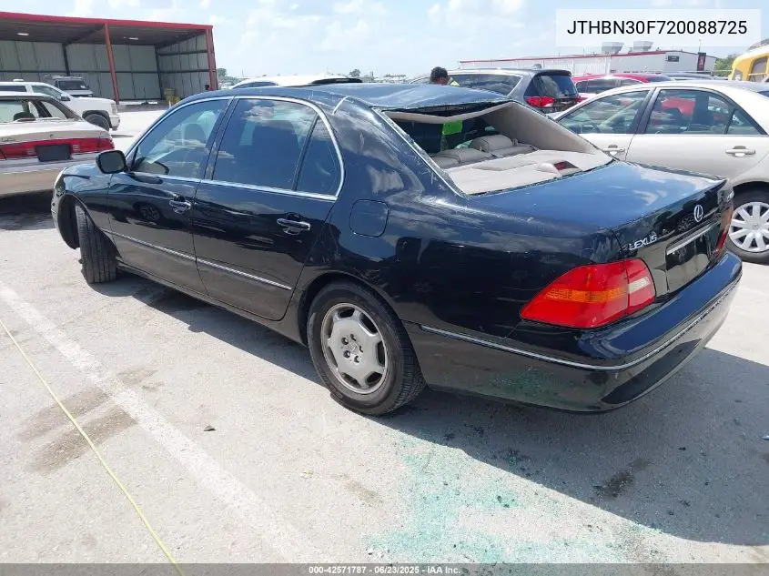 2002 Lexus Ls 430 VIN: JTHBN30F720088725 Lot: 42571787