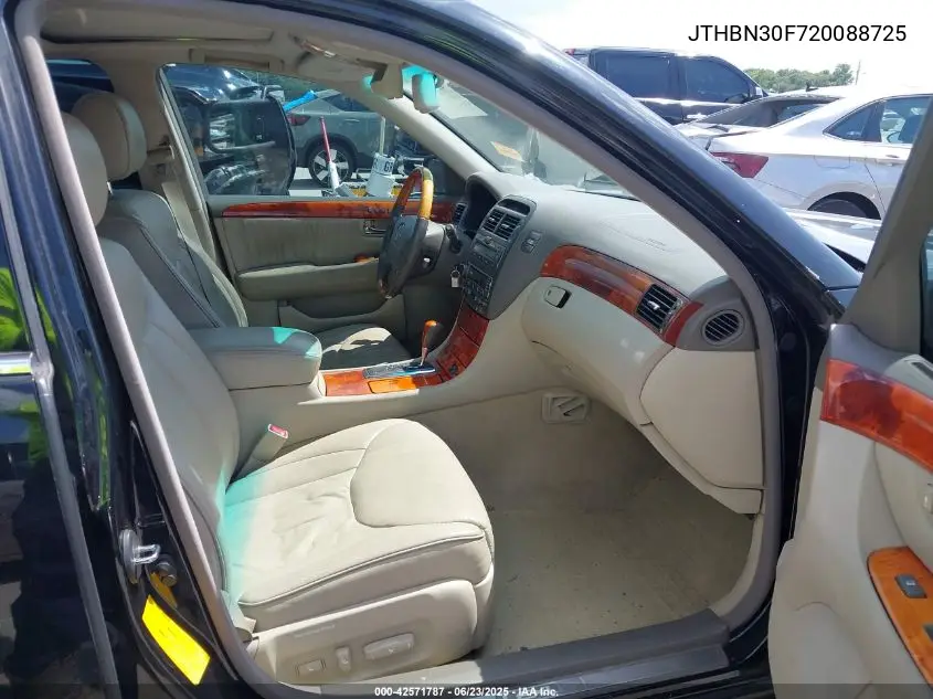 2002 Lexus Ls 430 VIN: JTHBN30F720088725 Lot: 42571787
