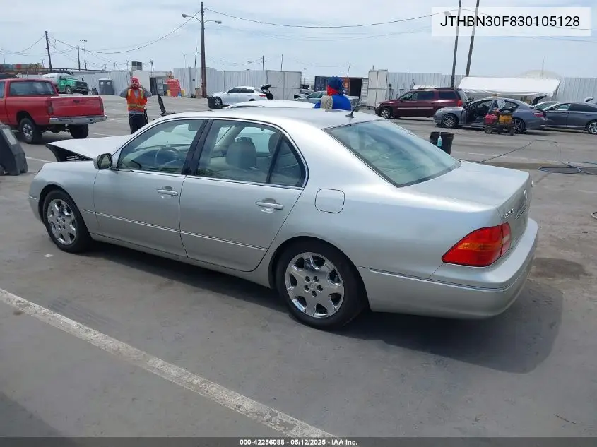 2003 Lexus Ls 430 VIN: JTHBN30F830105128 Lot: 42256088