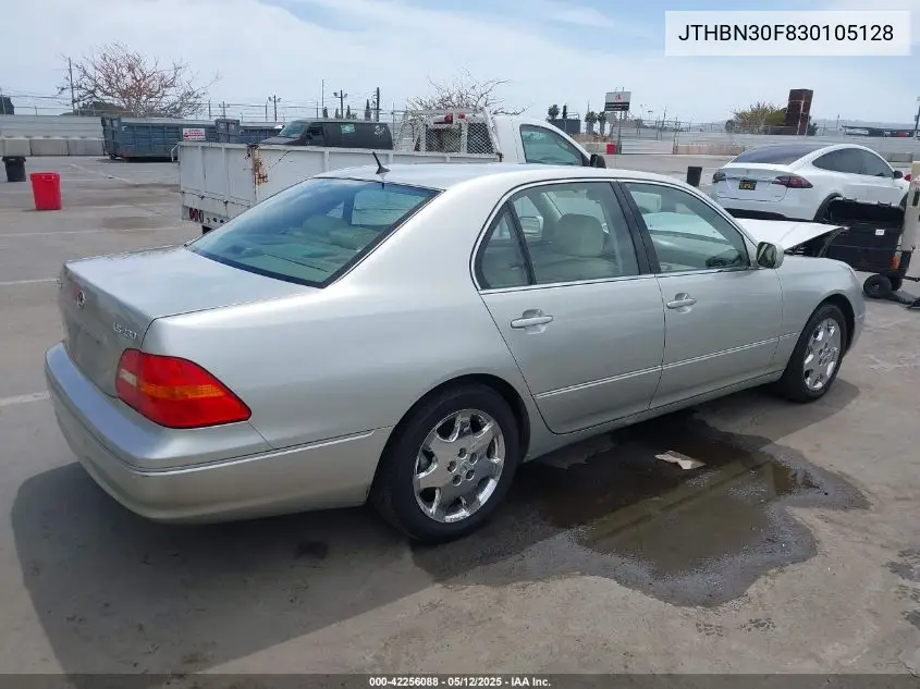 2003 Lexus Ls 430 VIN: JTHBN30F830105128 Lot: 42256088