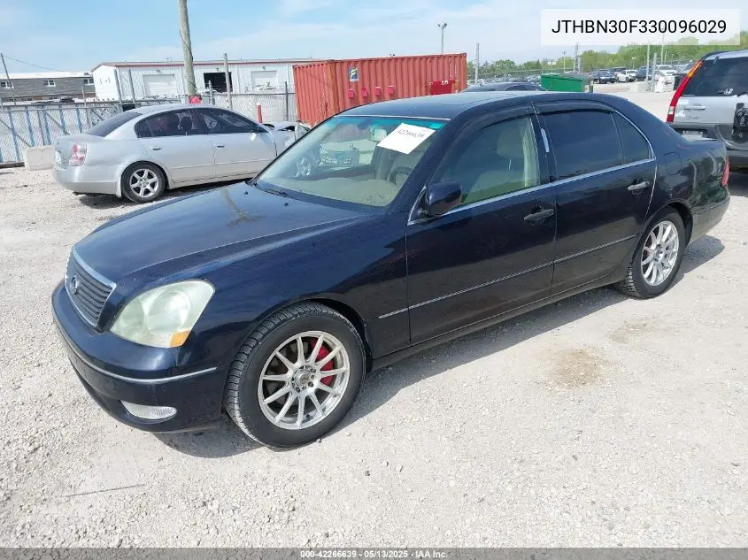 2003 Lexus Ls 430 VIN: JTHBN30F330096029 Lot: 42266639