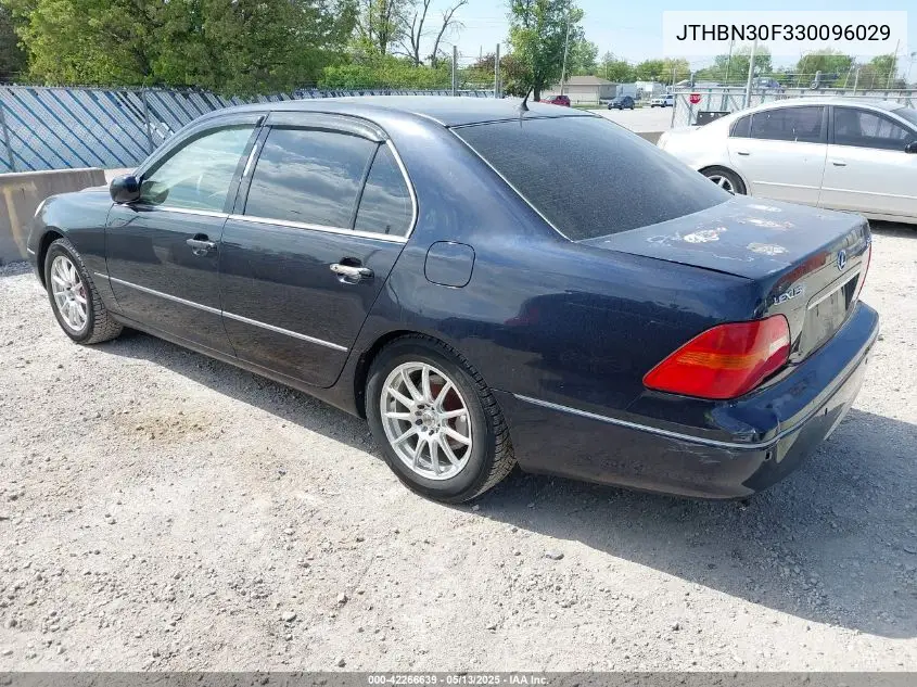 2003 Lexus Ls 430 VIN: JTHBN30F330096029 Lot: 42266639