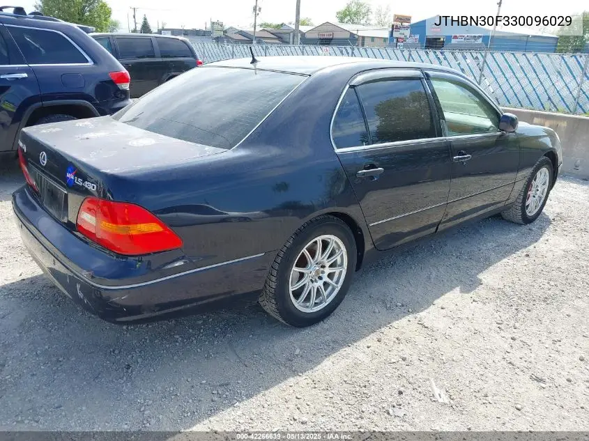 2003 Lexus Ls 430 VIN: JTHBN30F330096029 Lot: 42266639