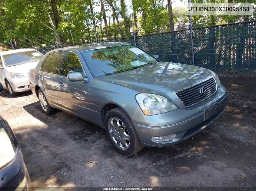 2003 Lexus Ls 430 VIN: JTHBN30FX30095458 Lot: 42549330