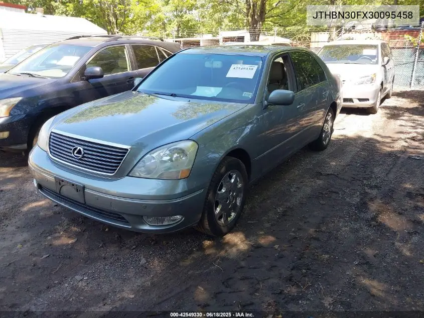 2003 Lexus Ls 430 VIN: JTHBN30FX30095458 Lot: 42549330