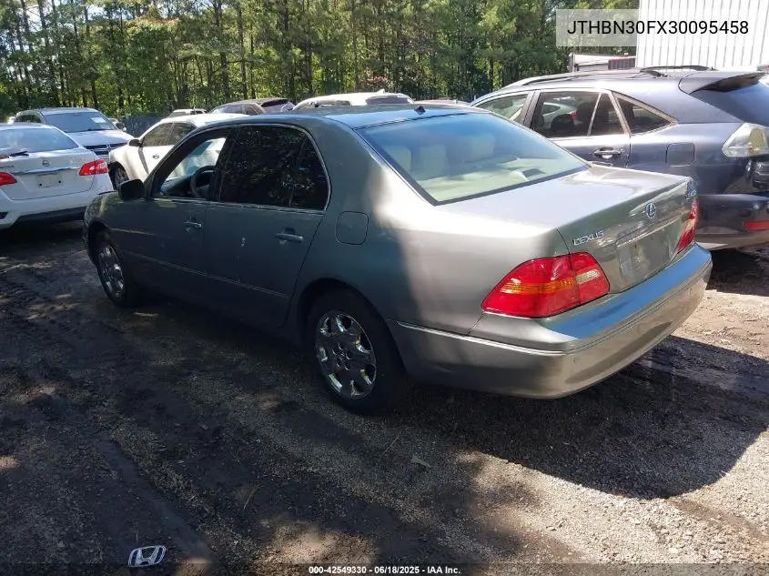 2003 Lexus Ls 430 VIN: JTHBN30FX30095458 Lot: 42549330