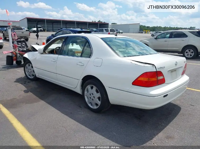 2003 Lexus Ls 430 VIN: JTHBN30FX30096206 Lot: 42650980