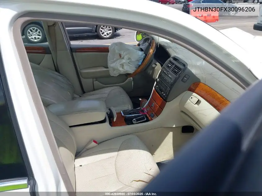 2003 Lexus Ls 430 VIN: JTHBN30FX30096206 Lot: 42650980