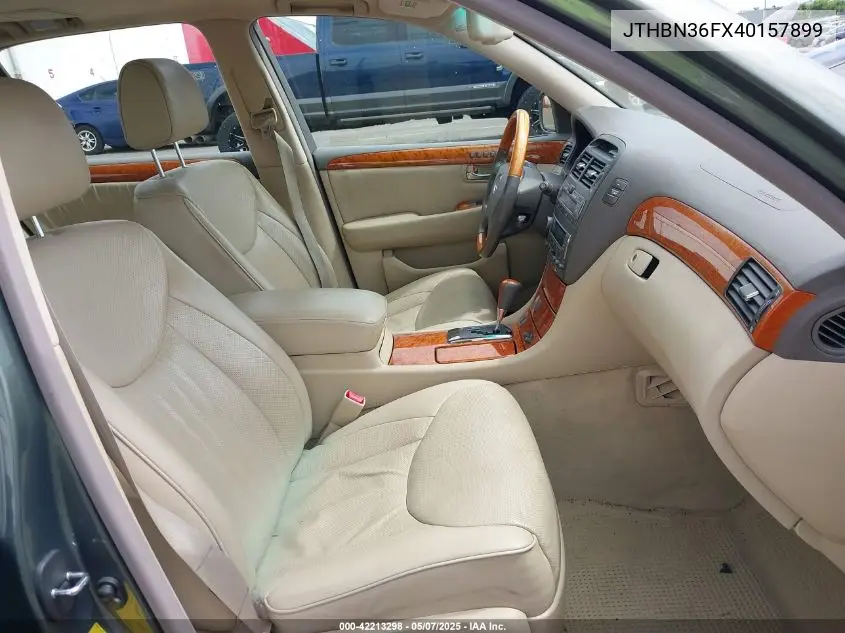 2004 Lexus Ls 430 VIN: JTHBN36FX40157899 Lot: 42255852
