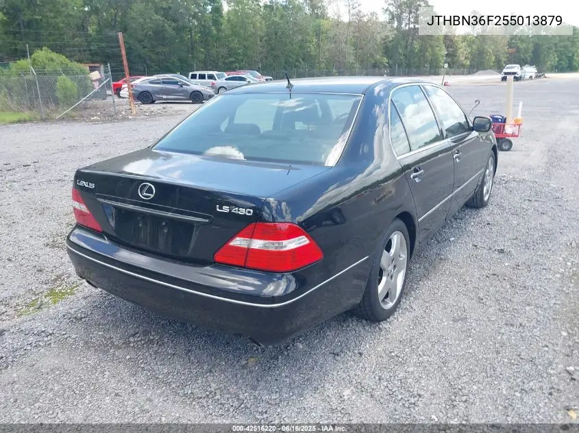 2005 Lexus Ls 430 VIN: JTHBN36F255013879 Lot: 42516220