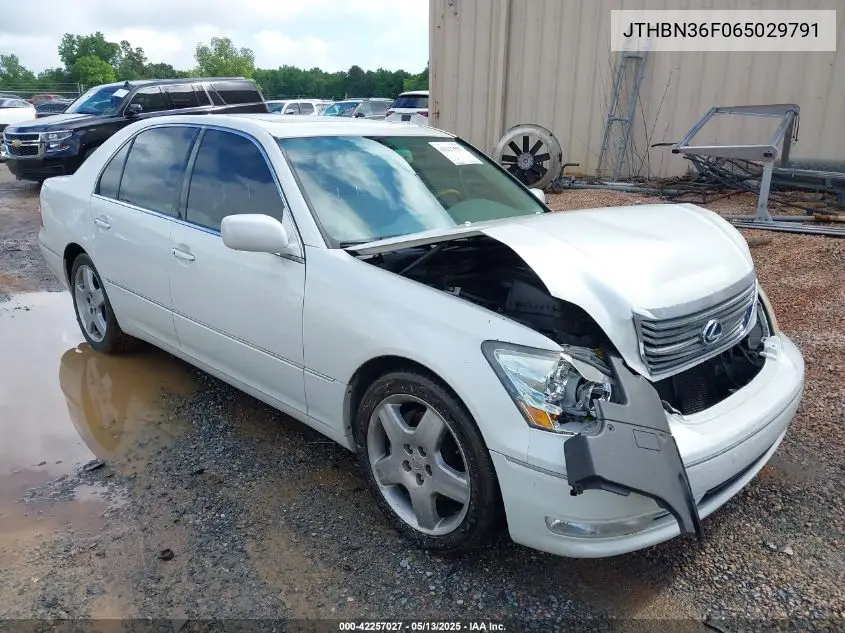 2006 Lexus Ls 430 VIN: JTHBN36F065029791 Lot: 42257027
