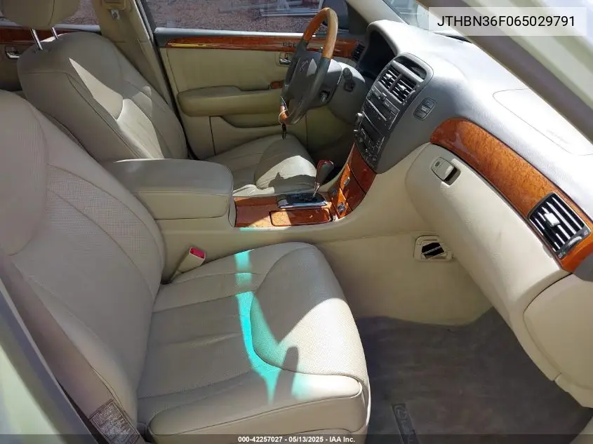 2006 Lexus Ls 430 VIN: JTHBN36F065029791 Lot: 42257027