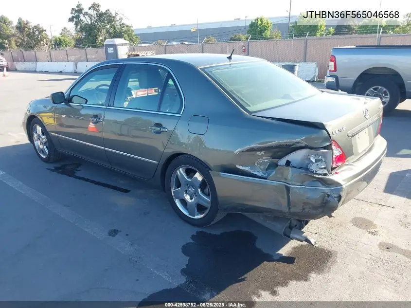 2006 Lexus Ls 430 VIN: JTHBN36F565046568 Lot: 42598752