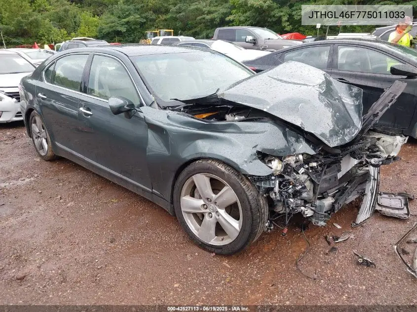 2007 Lexus Ls 460 L VIN: JTHGL46F775011033 Lot: 42527113