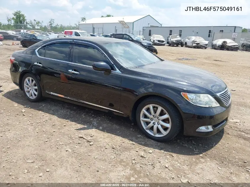 2007 Lexus Ls 460 VIN: JTHBL46F575049161 Lot: 42618220