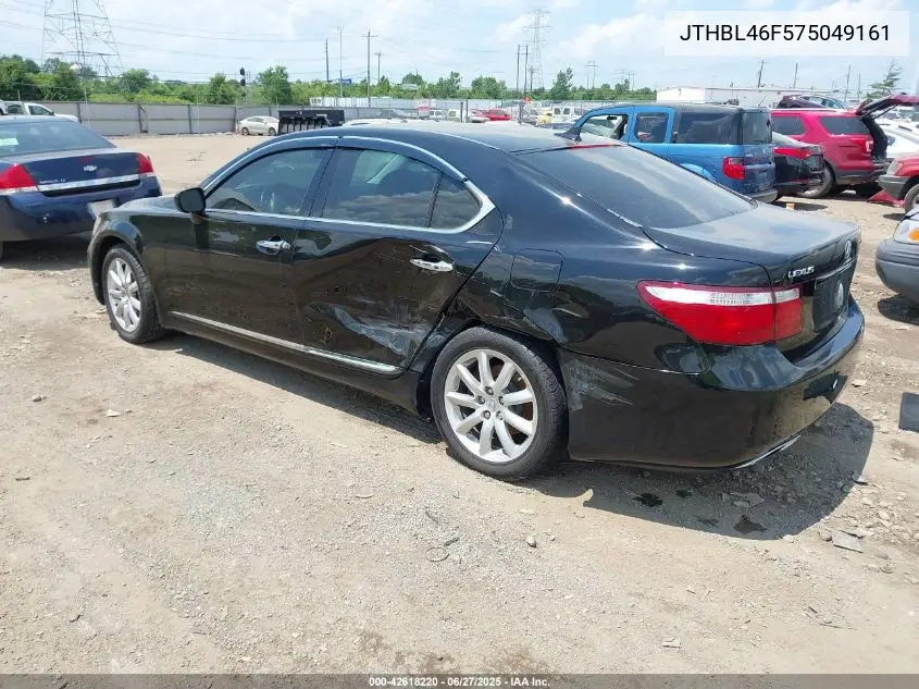 2007 Lexus Ls 460 VIN: JTHBL46F575049161 Lot: 42618220