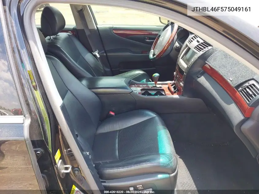 2007 Lexus Ls 460 VIN: JTHBL46F575049161 Lot: 42618220