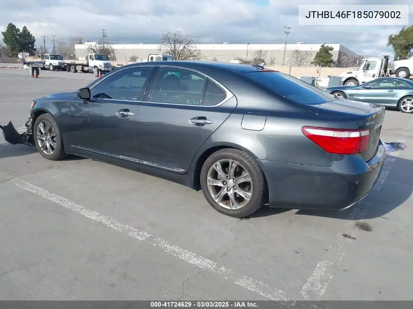 2008 Lexus Ls 460 VIN: JTHBL46F185079002 Lot: 41724629