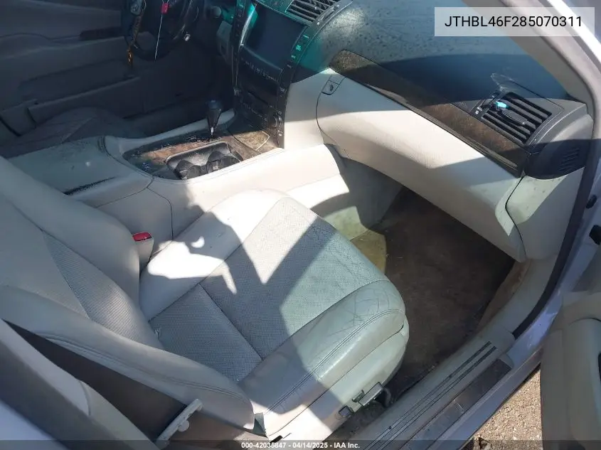 2008 Lexus Ls 460 VIN: JTHBL46F285070311 Lot: 42035847