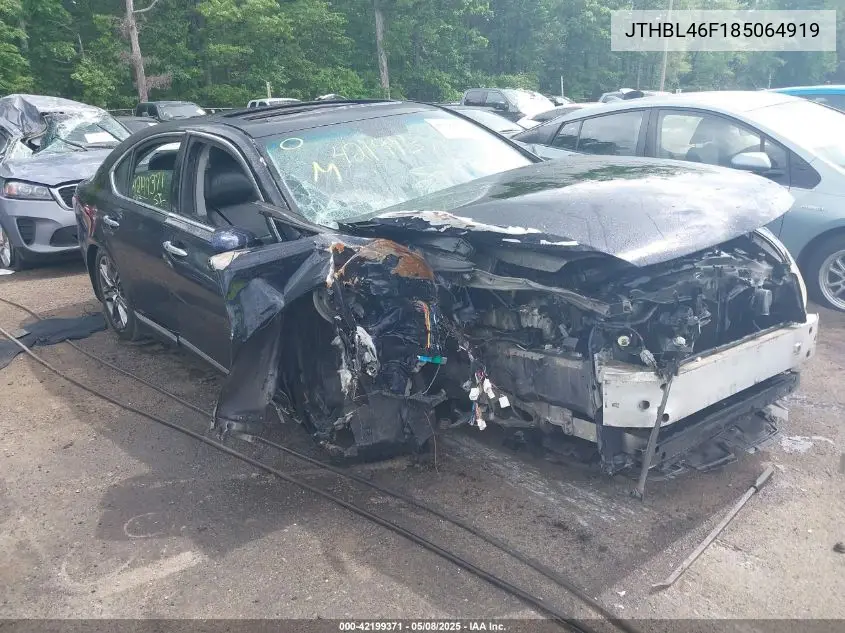 2008 Lexus Ls 460 VIN: JTHBL46F185064919 Lot: 42199371
