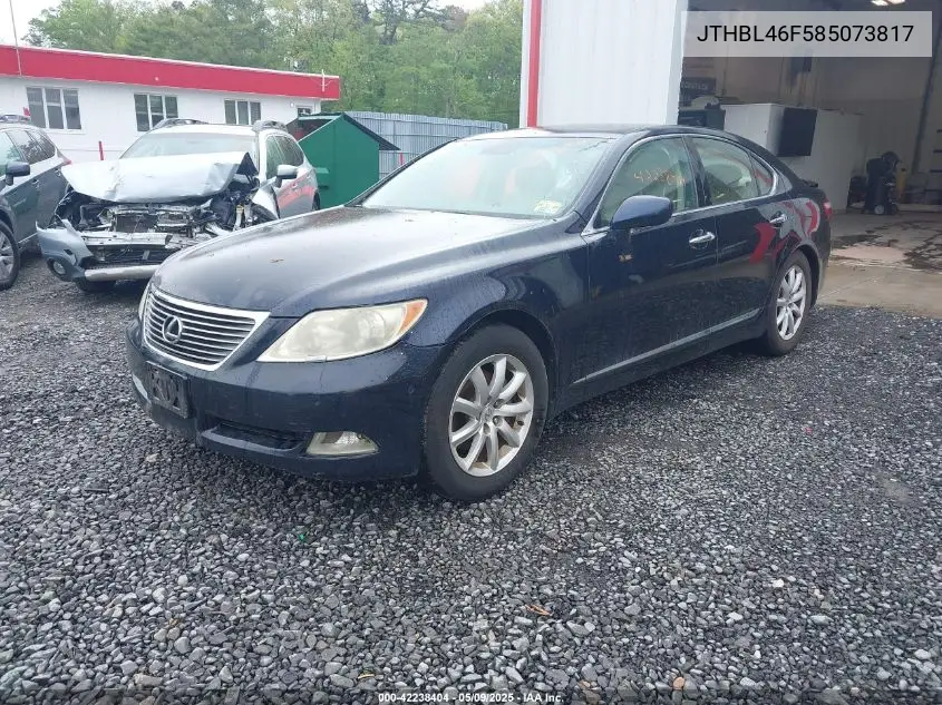 2008 Lexus Ls 460 VIN: JTHBL46F585073817 Lot: 42238404