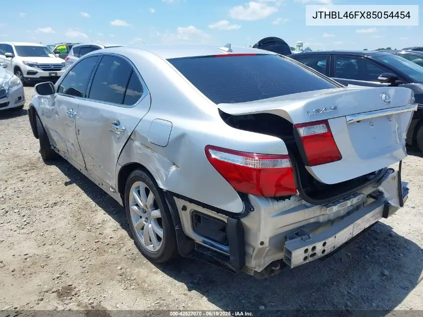 2008 Lexus Ls 460 VIN: JTHBL46FX85054454 Lot: 42527070