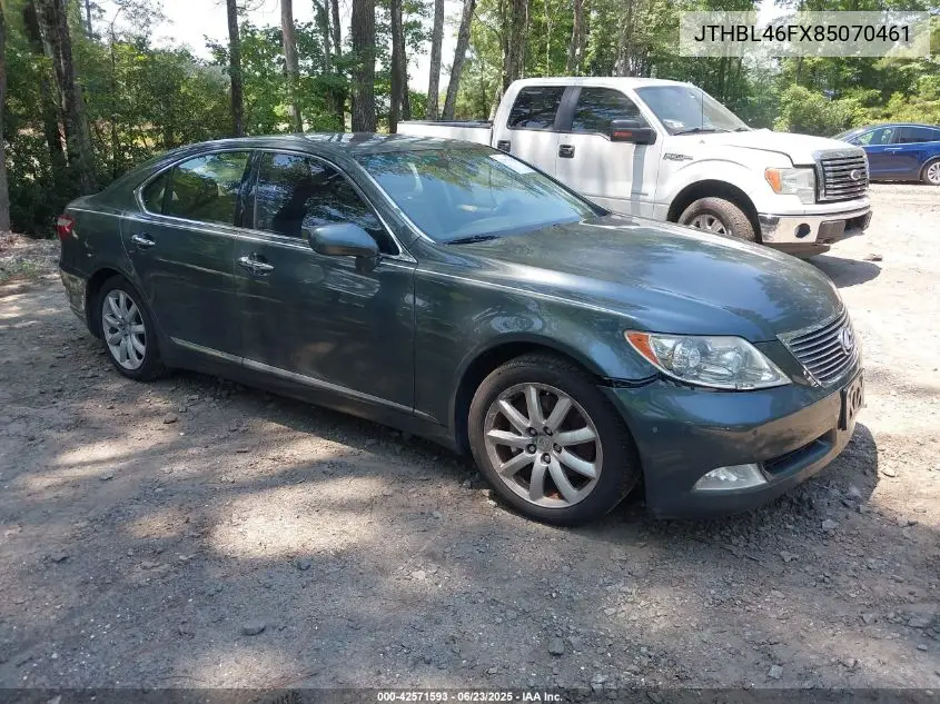 2008 Lexus Ls 460 VIN: JTHBL46FX85070461 Lot: 42571593