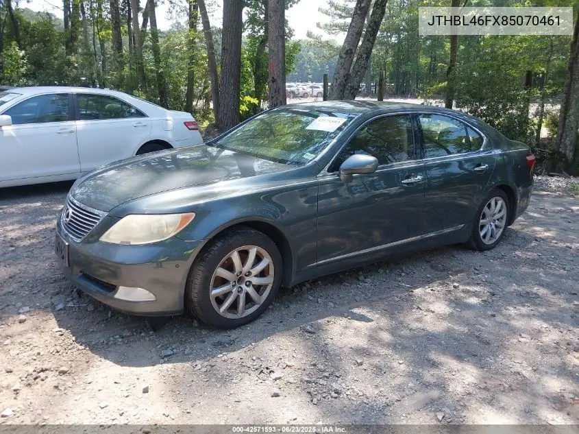 2008 Lexus Ls 460 VIN: JTHBL46FX85070461 Lot: 42571593