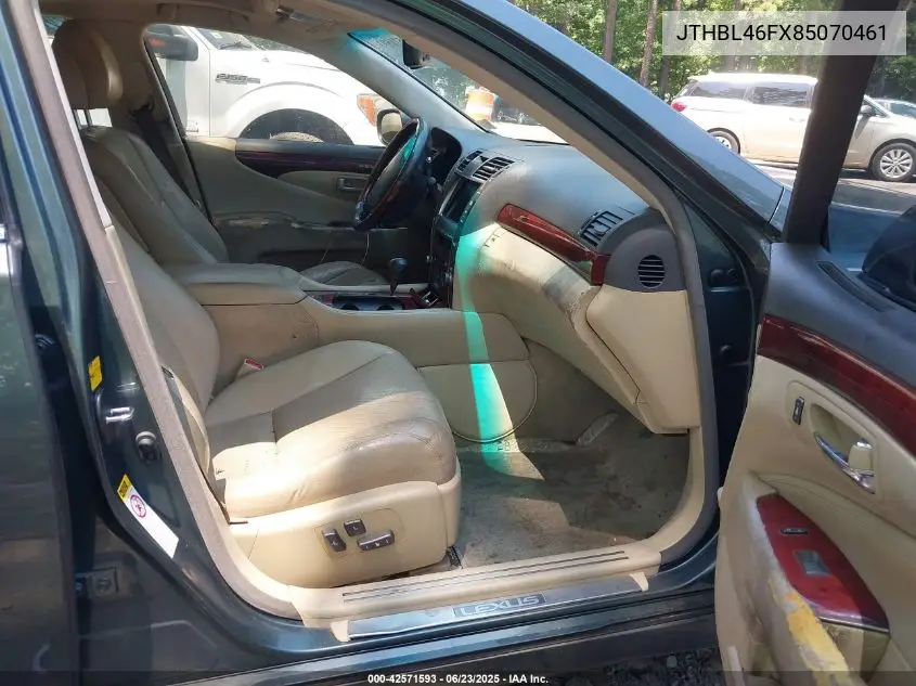 2008 Lexus Ls 460 VIN: JTHBL46FX85070461 Lot: 42571593