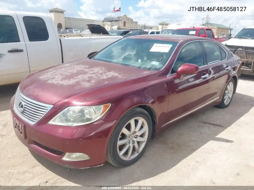 2008 Lexus Ls 460 VIN: JTHBL46F485058127 Lot: 42589668
