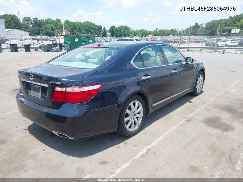 2008 Lexus Ls 460 VIN: JTHBL46F285064976 Lot: 42610875