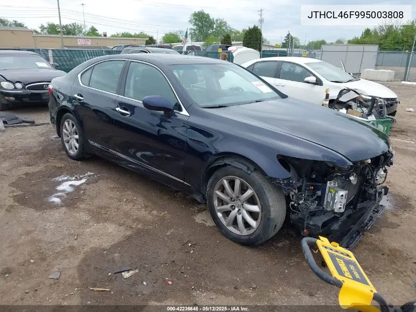 2009 Lexus Ls 460 VIN: JTHCL46F995003808 Lot: 42236646