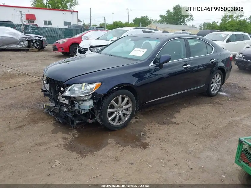 2009 Lexus Ls 460 VIN: JTHCL46F995003808 Lot: 42236646