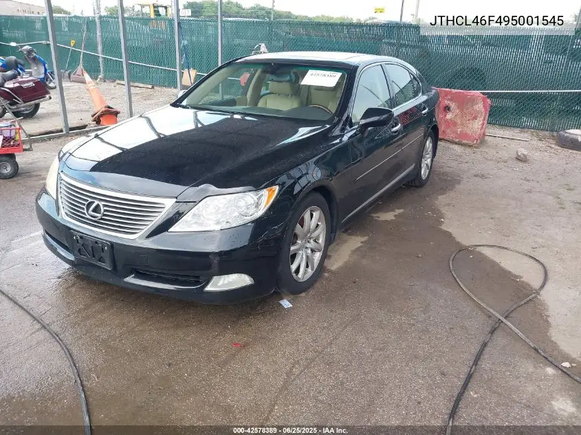 2009 Lexus Ls 460 VIN: JTHCL46F495001545 Lot: 42578389
